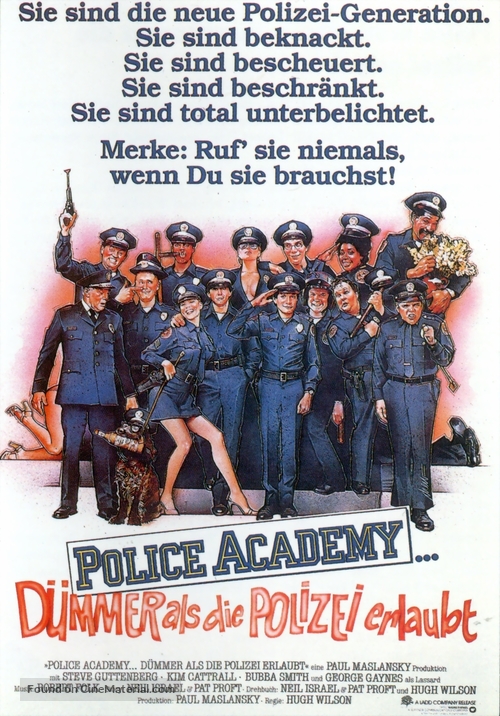 Police Academy - German Movie Poster