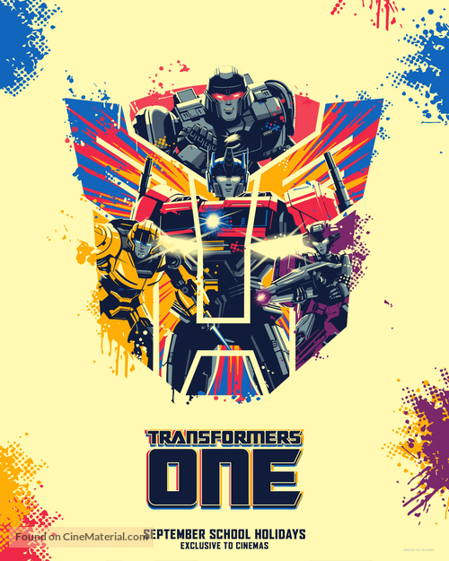 Transformers One - Australian Movie Poster