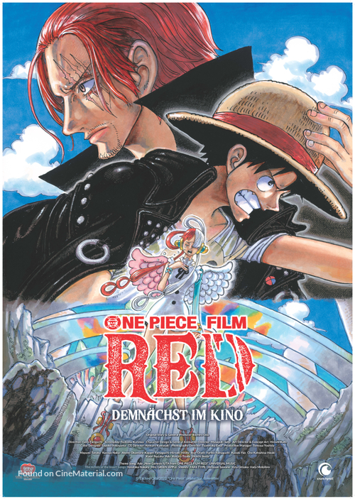 One Piece Film: Red - German Movie Poster