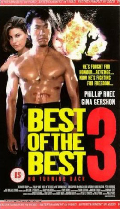 Best of the Best 3: No Turning Back - British Movie Cover