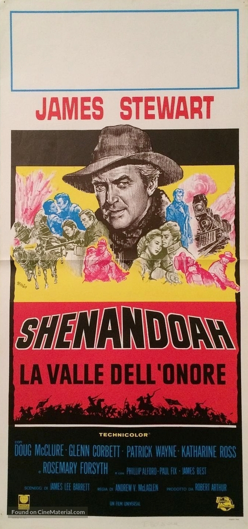 Shenandoah - Italian Movie Poster