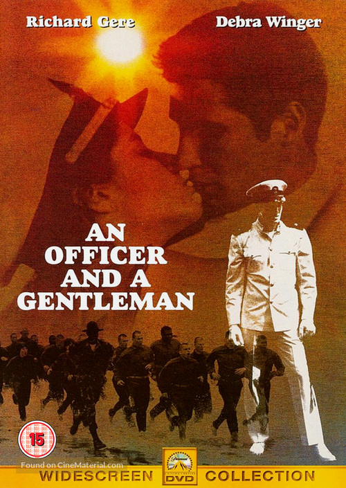 An Officer and a Gentleman - British DVD movie cover