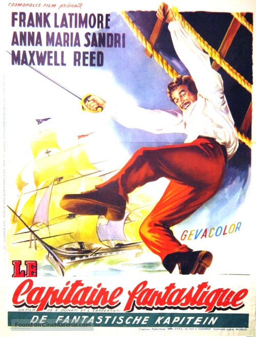 Capitan Fantasma - Belgian Movie Poster