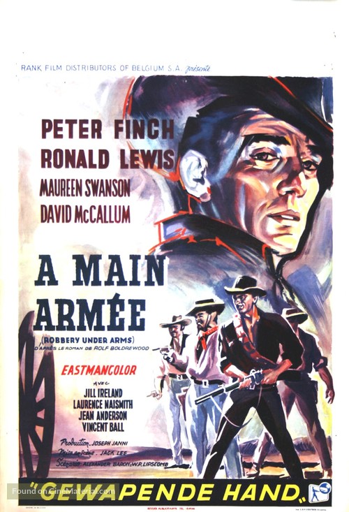 Robbery Under Arms - Belgian Movie Poster