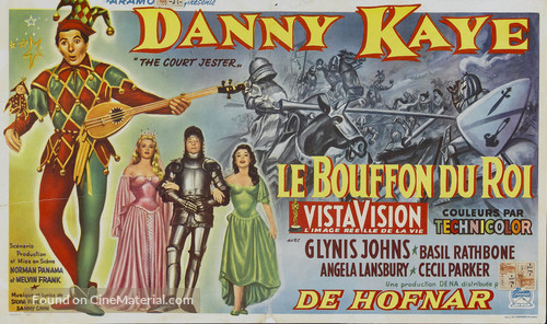 The Court Jester - Belgian Movie Poster