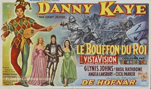 The Court Jester - Belgian Movie Poster
