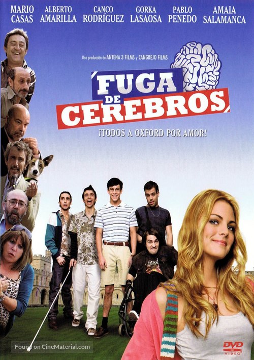 Fuga de cerebros - Spanish DVD movie cover