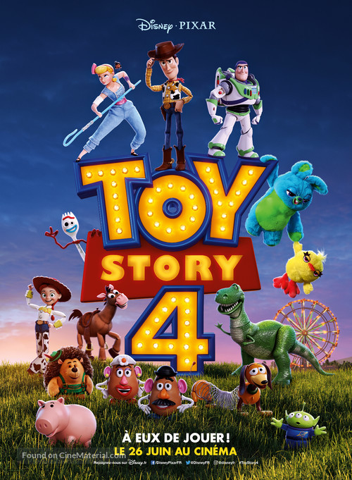 Toy Story 4 - French Movie Poster