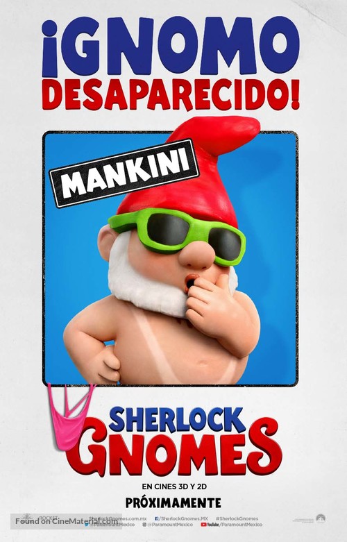 Sherlock Gnomes - Argentinian Movie Poster