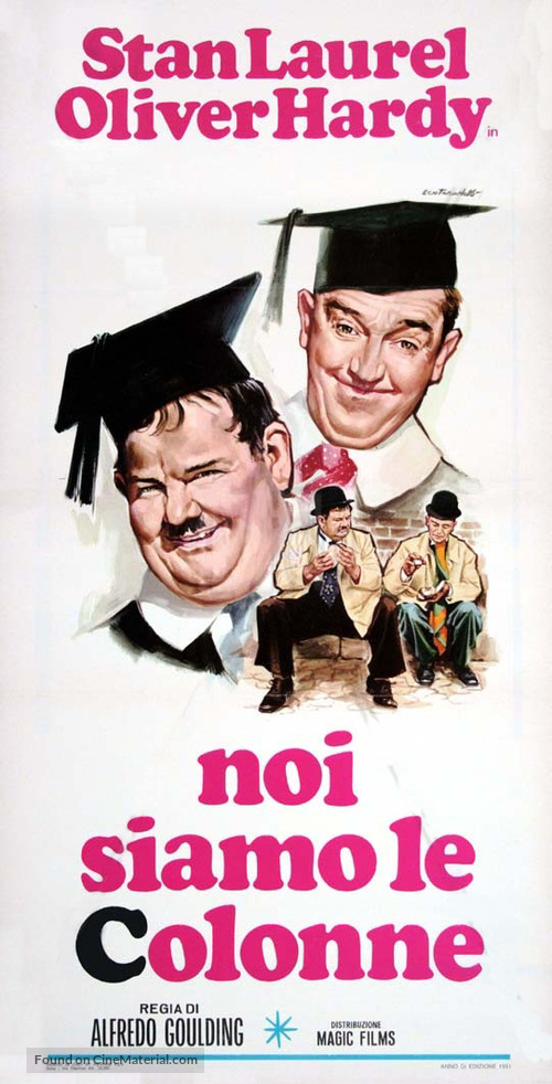 A Chump at Oxford - Italian Theatrical movie poster