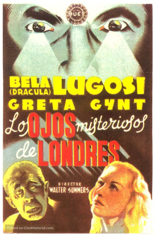 The Dark Eyes of London - Spanish Movie Poster