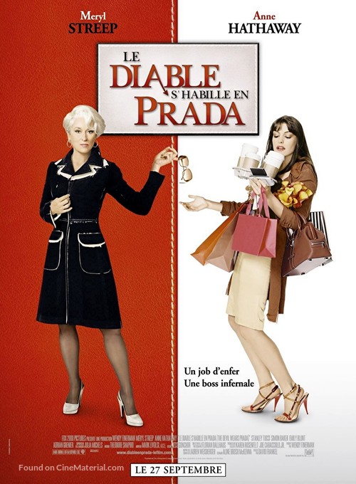 The Devil Wears Prada (2006) French movie poster