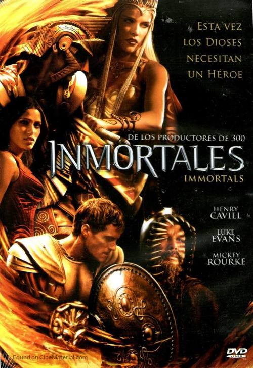 Immortals - Mexican DVD movie cover
