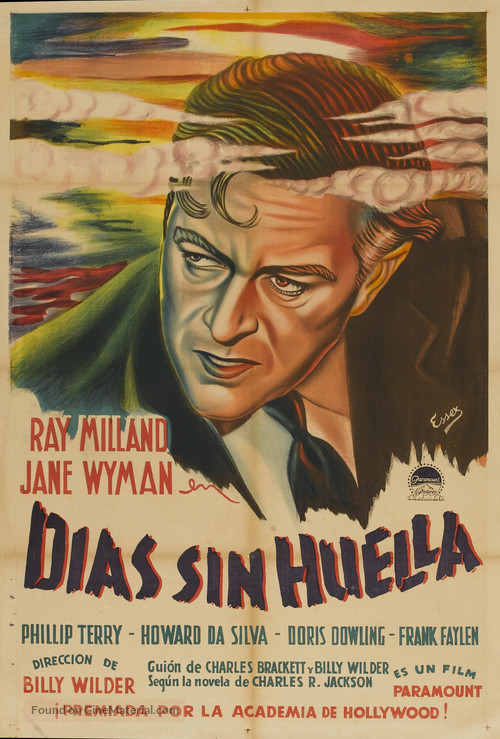 The Lost Weekend - Argentinian Movie Poster