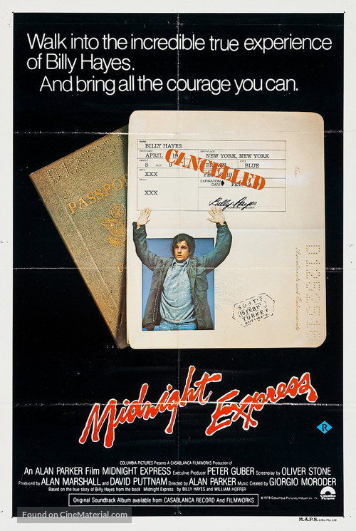 Midnight Express - Australian Movie Poster