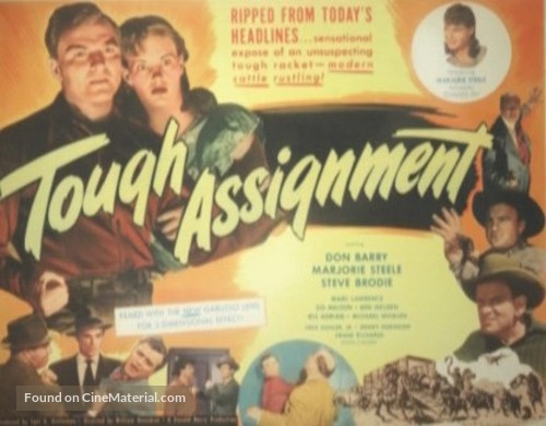 Tough Assignment - British Movie Poster