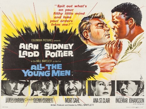 All the Young Men - British Movie Poster
