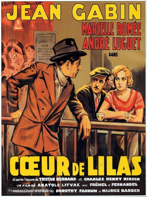 Coeur de lilas - French Movie Poster