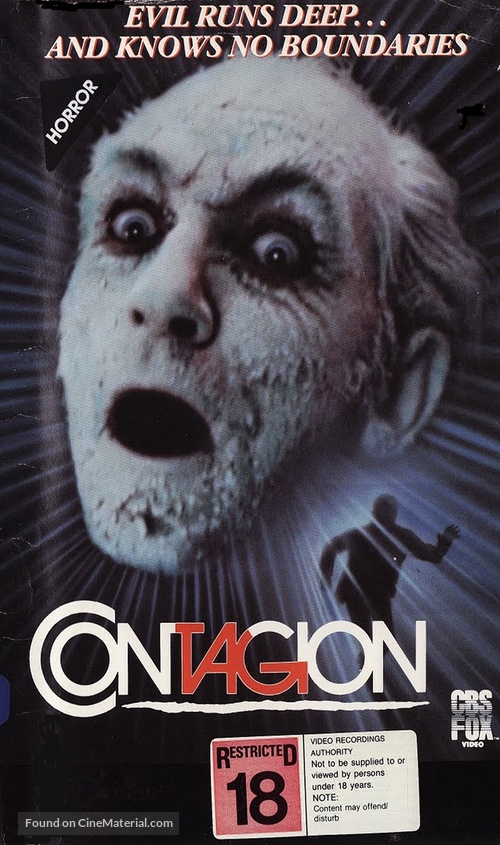 Contagion - Australian VHS movie cover