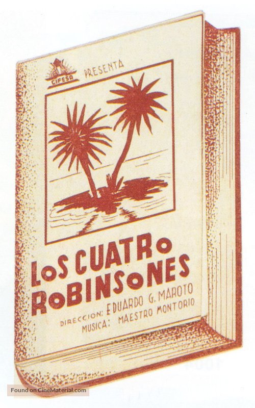 Los cuatro robinsones - Spanish poster