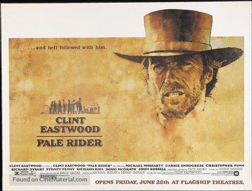 Pale Rider - Advance movie poster