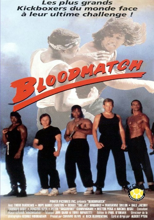 Bloodmatch - French VHS movie cover
