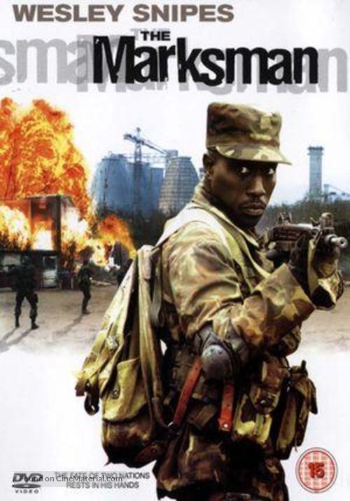 The Marksman - British DVD movie cover