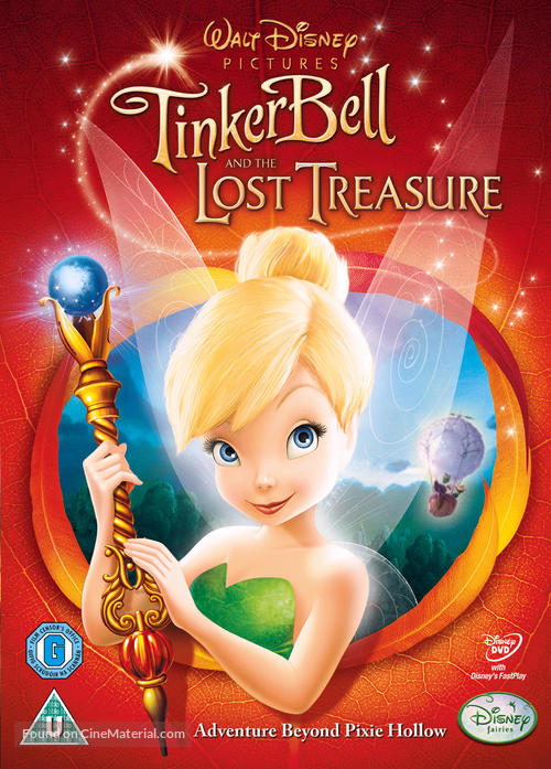 Tinker Bell and the Lost Treasure - British DVD movie cover