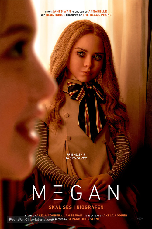 M3GAN - Danish Movie Poster