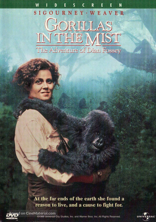 Gorillas in the Mist: The Story of Dian Fossey - DVD movie cover