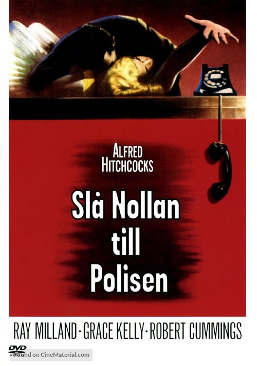 Dial M for Murder - Swedish DVD movie cover