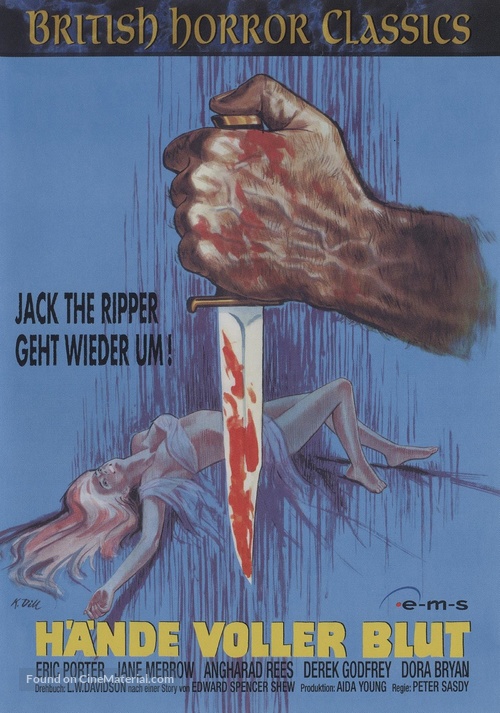 Hands of the Ripper - German DVD movie cover