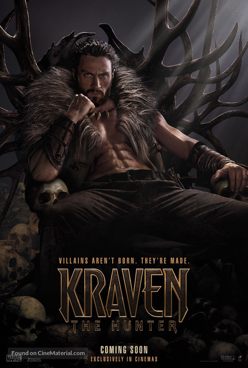 Kraven the Hunter - British Movie Poster