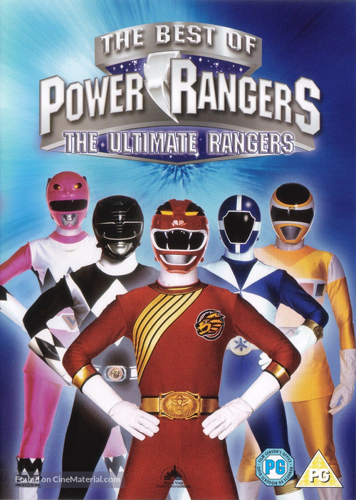 &quot;Mighty Morphin&#039; Power Rangers&quot; - British DVD movie cover