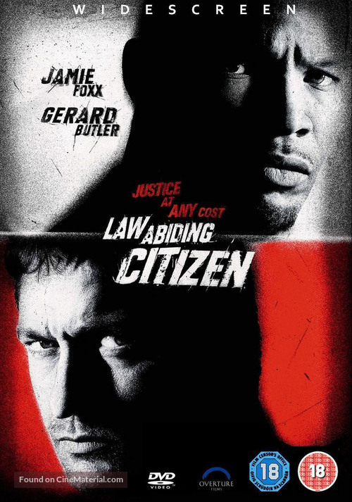 Law Abiding Citizen - British DVD movie cover