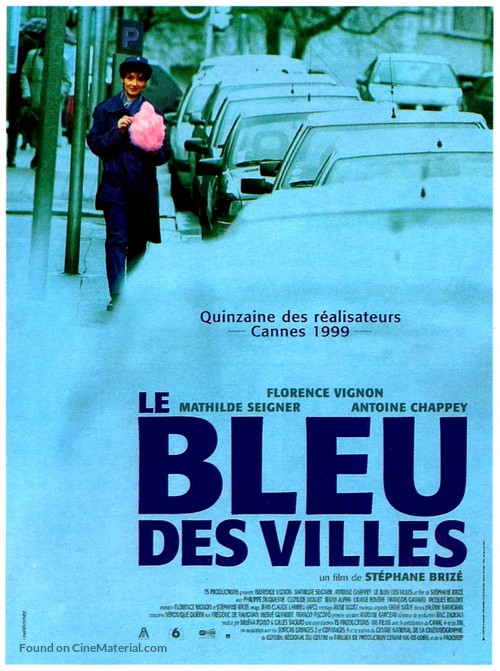Le bleu des villes - French Movie Poster