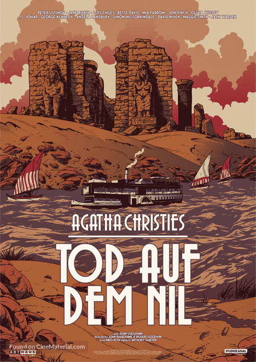 Death on the Nile - German Movie Poster