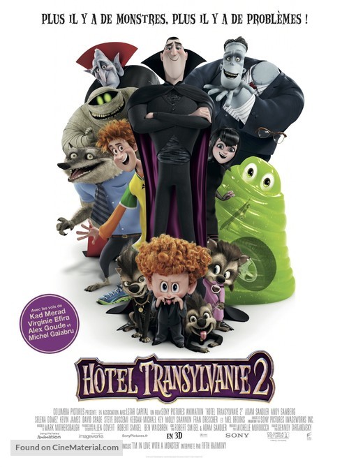 Hotel Transylvania 2 - French Movie Poster