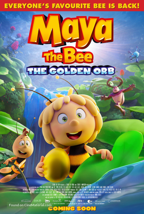 Maya the Bee 3: The Golden Orb - British Movie Poster