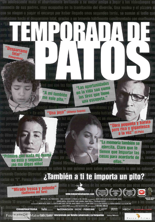 Temporada de patos - Spanish Movie Poster