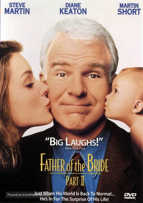 Father of the Bride Part II - DVD movie cover