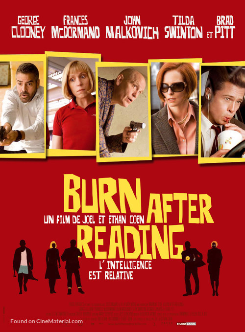 Burn After Reading - French Movie Poster