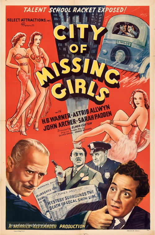 City of Missing Girls - Movie Poster