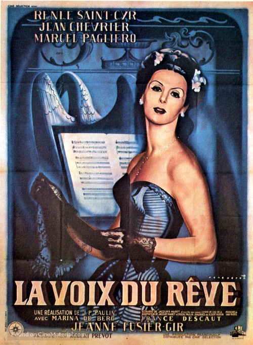 La voix du r&ecirc;ve - French Movie Poster