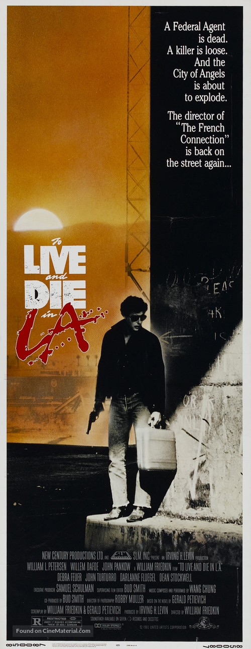 To Live and Die in L.A. - Theatrical movie poster