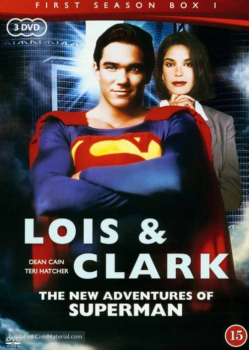 &quot;Lois &amp; Clark: The New Adventures of Superman&quot; - Danish DVD movie cover