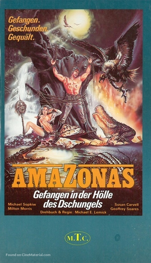 Nudo e selvaggio - German VHS movie cover