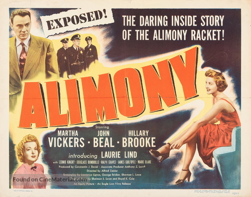 Alimony - Movie Poster