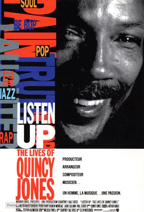 Listen Up: The Lives of Quincy Jones - French Movie Poster