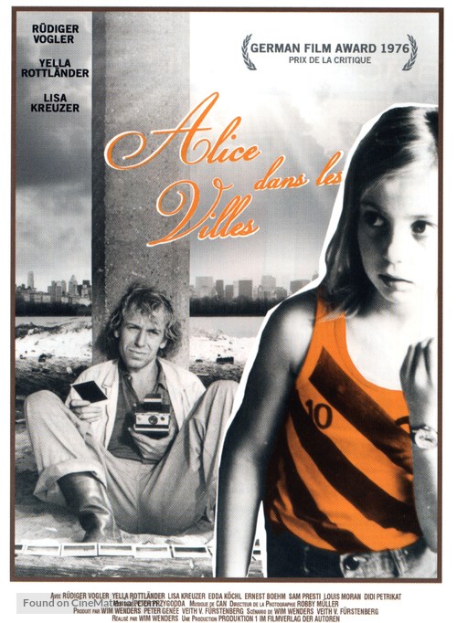 Alice in den St&auml;dten - French Movie Poster